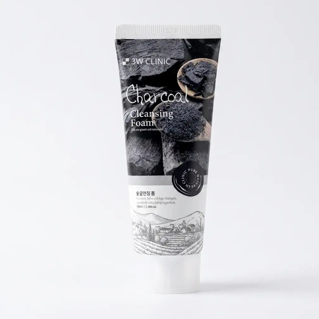 3W Clinic Charcoal Cleansing Foam | Siaflor