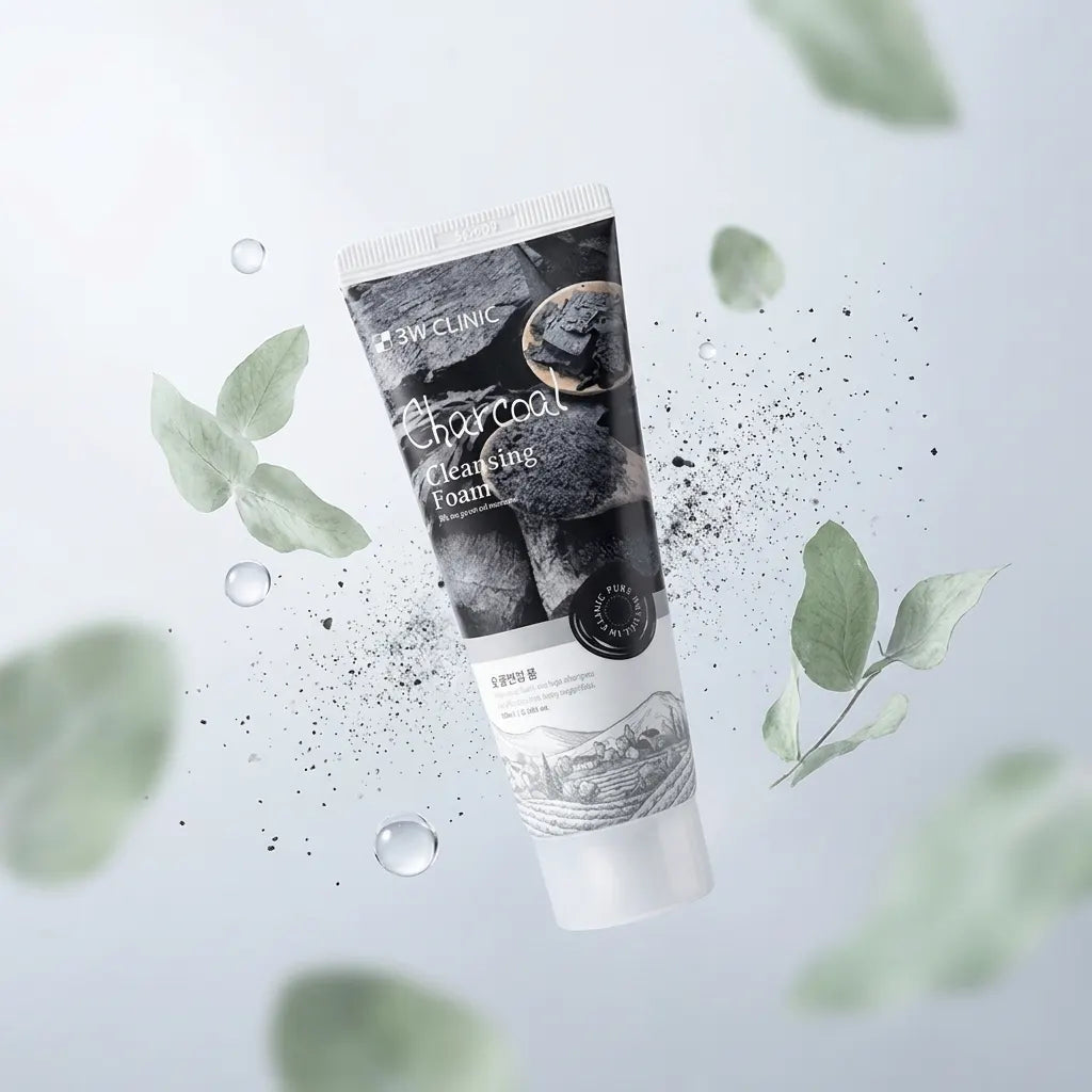 3W Clinic Charcoal Cleansing Foam | Siaflor