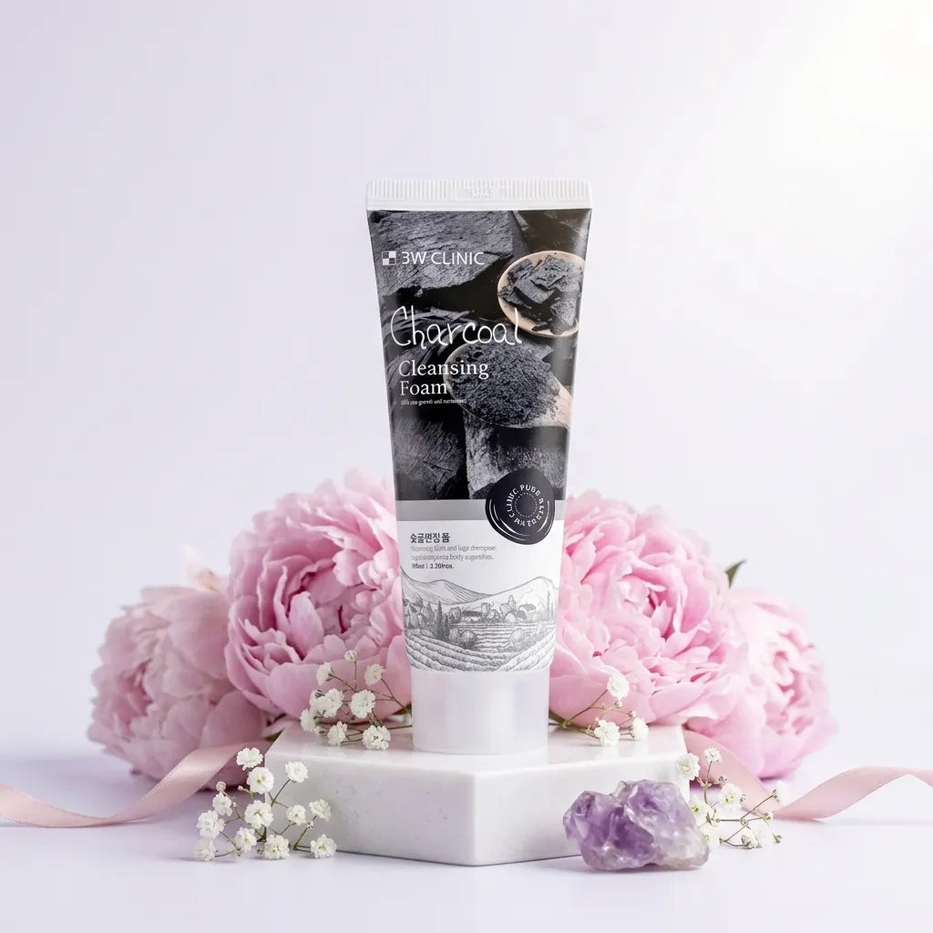 3W Clinic Charcoal Cleansing Foam | Siaflor