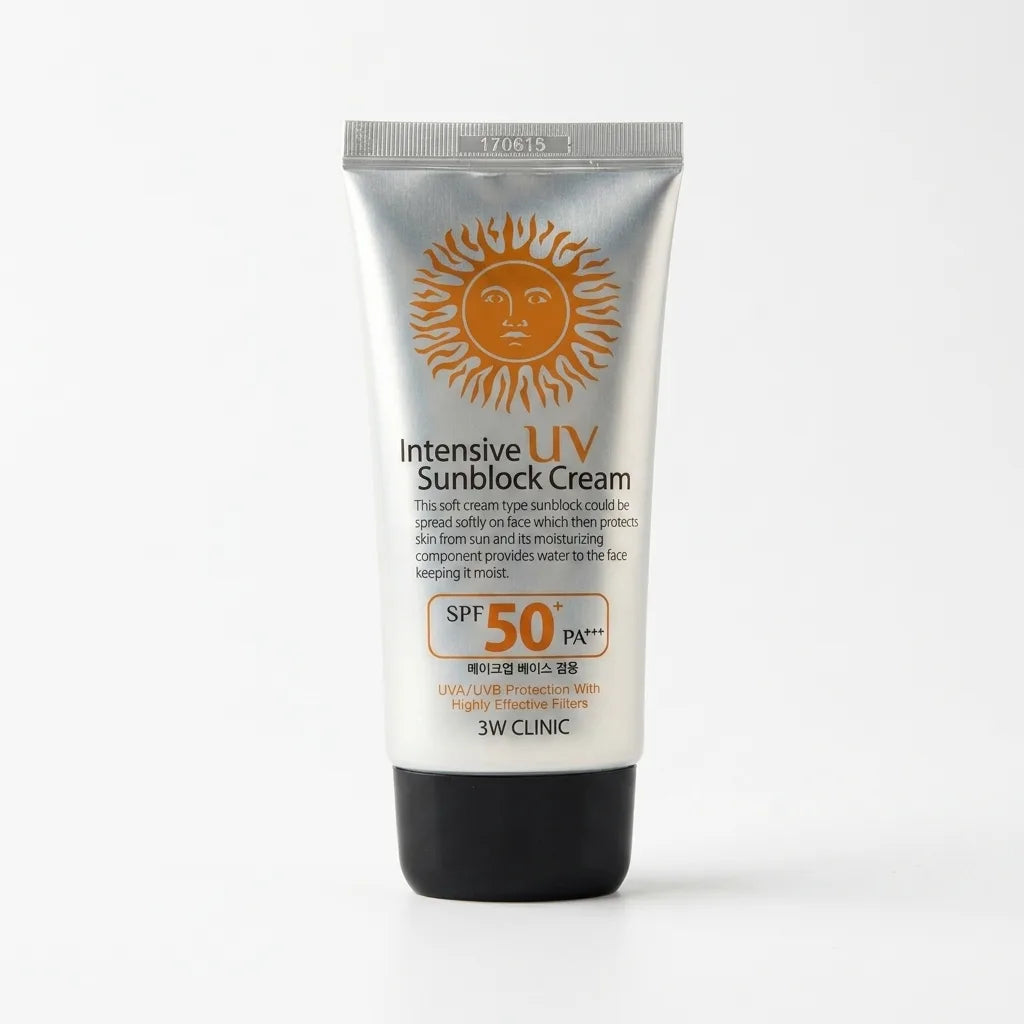3W Clinic Intensive UV Sunblock Cream SPF50+ PA+++ | Siaflor