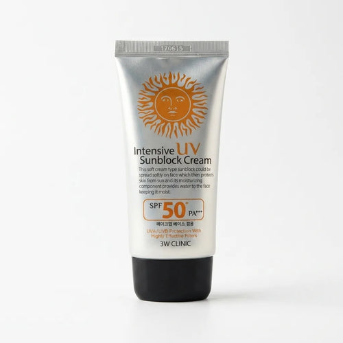 3W Clinic Intensive UV Sunblock Cream SPF50+ PA+++ | Siaflor