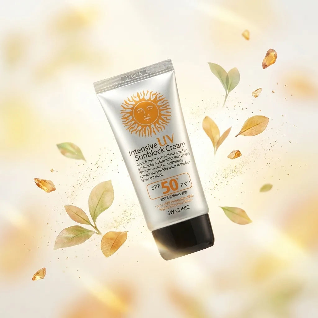 3W Clinic Intensive UV Sunblock Cream SPF50+ PA+++ | Siaflor