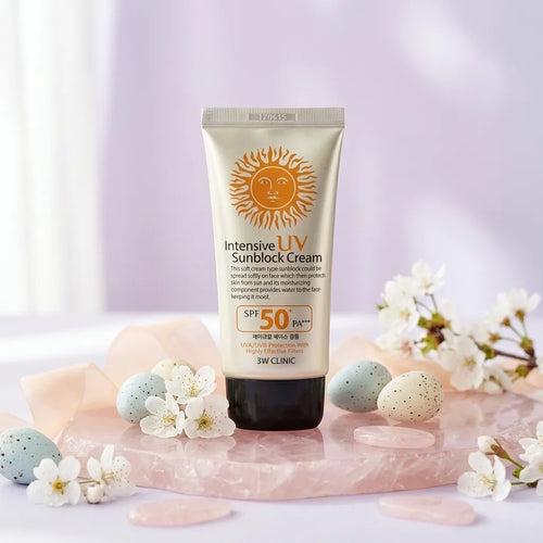 3W Clinic Intensive UV Sunblock Cream SPF50+ PA+++ | Siaflor