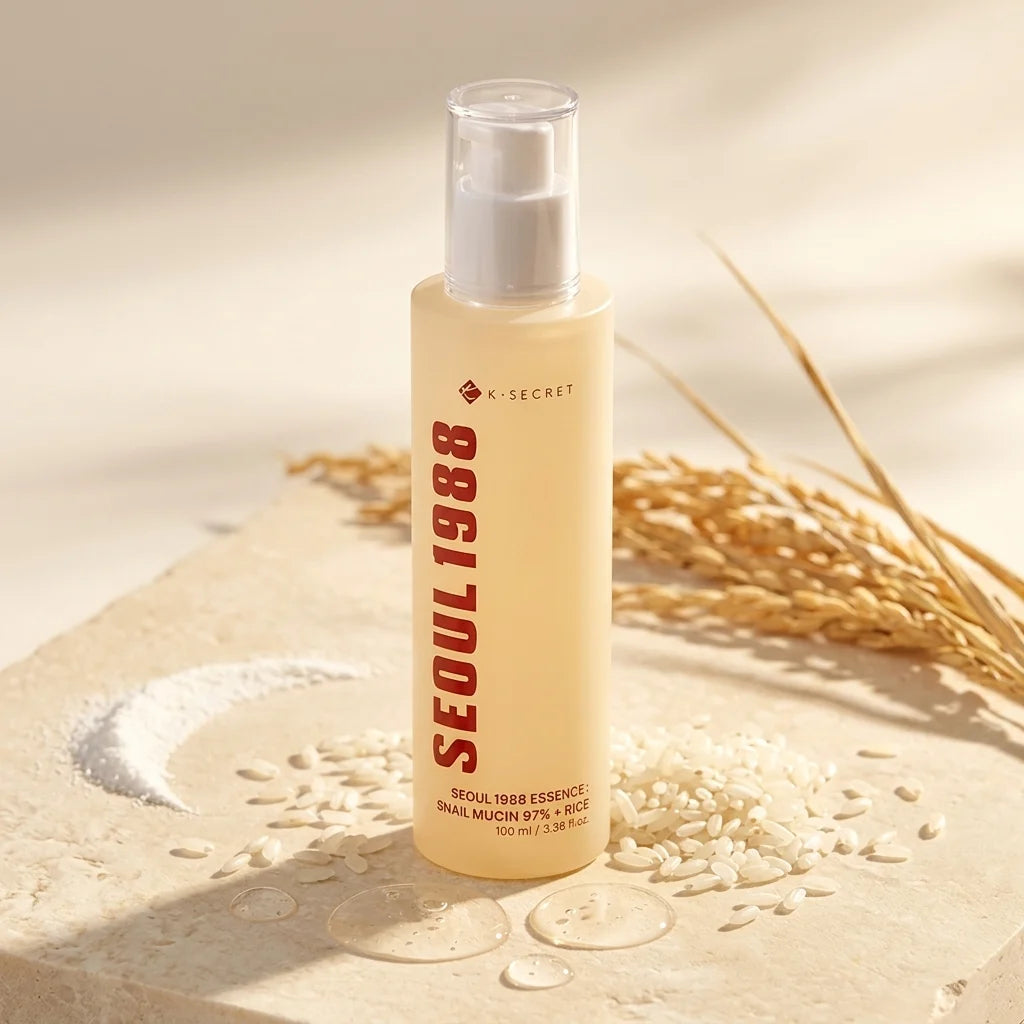 KSecret Seoul 1988 Snail Mucin 97% Rice Essence | Siaflor