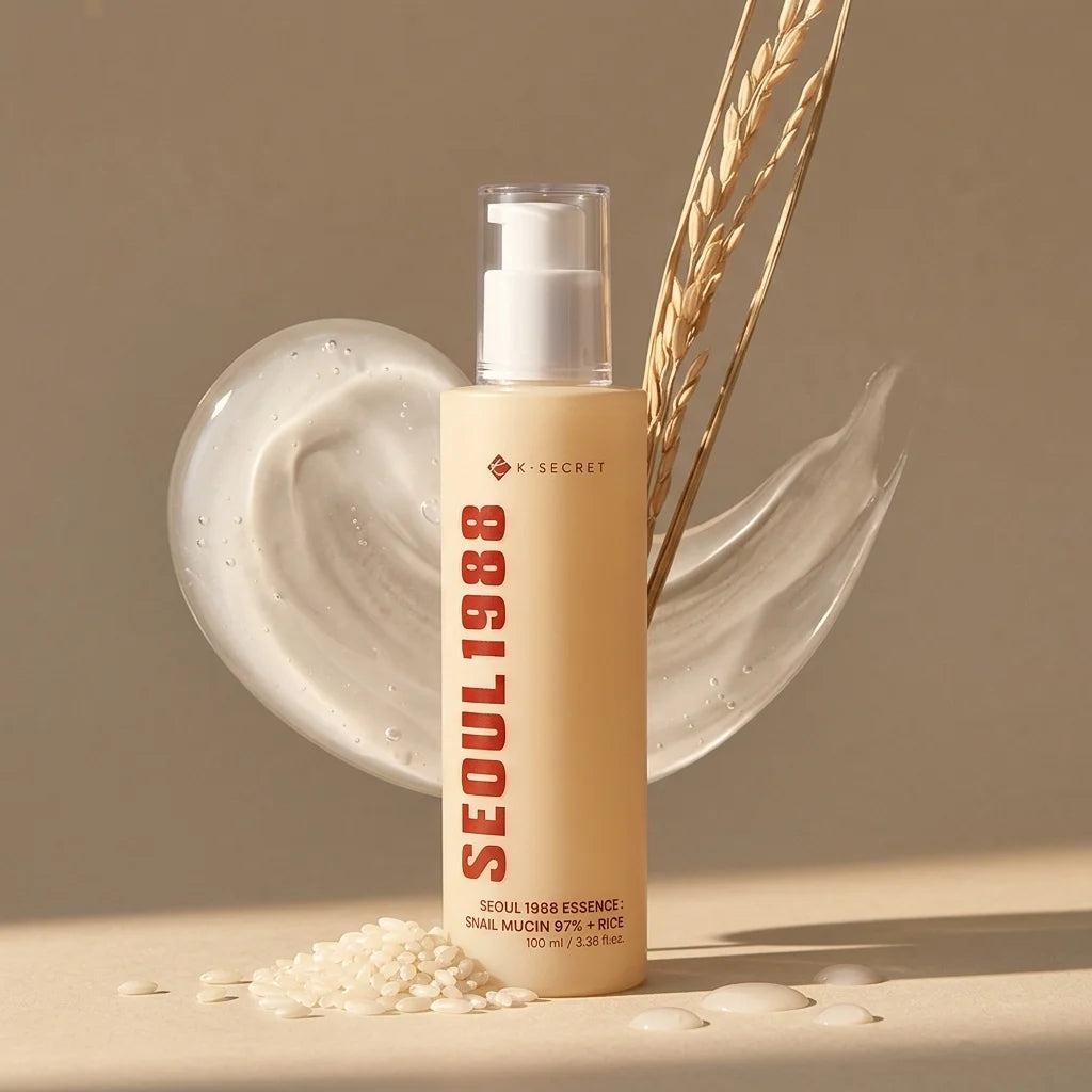 KSecret Seoul 1988 Snail Mucin 97% Rice Essence | Siaflor
