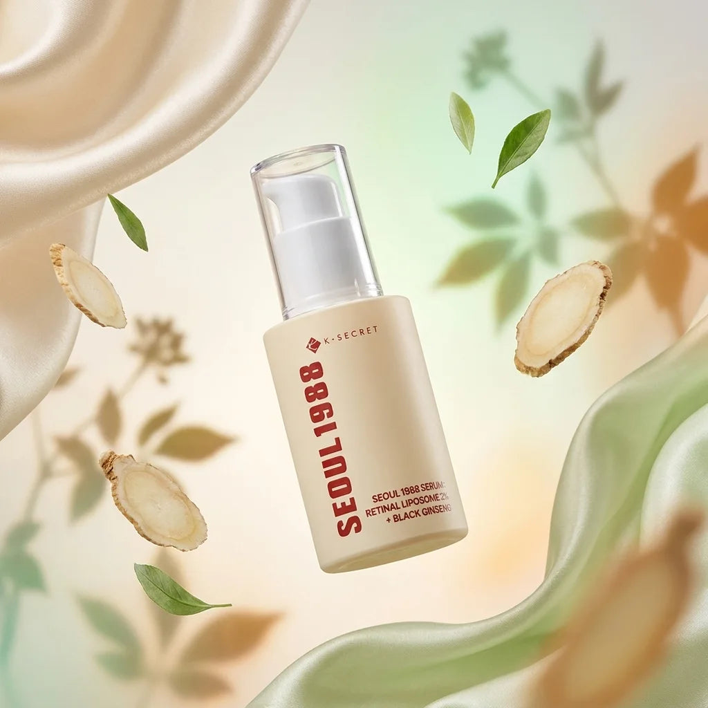 KSecret Seoul 1988 Retinal Liposome 2% Black Ginseng Serum | Siaflor