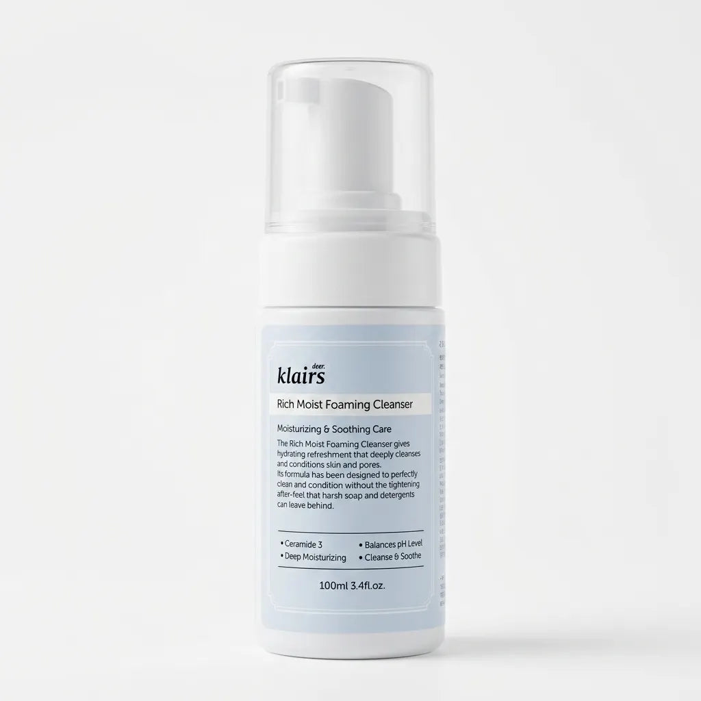 Klairs Rich Moist Foaming Cleanser | Siaflor
