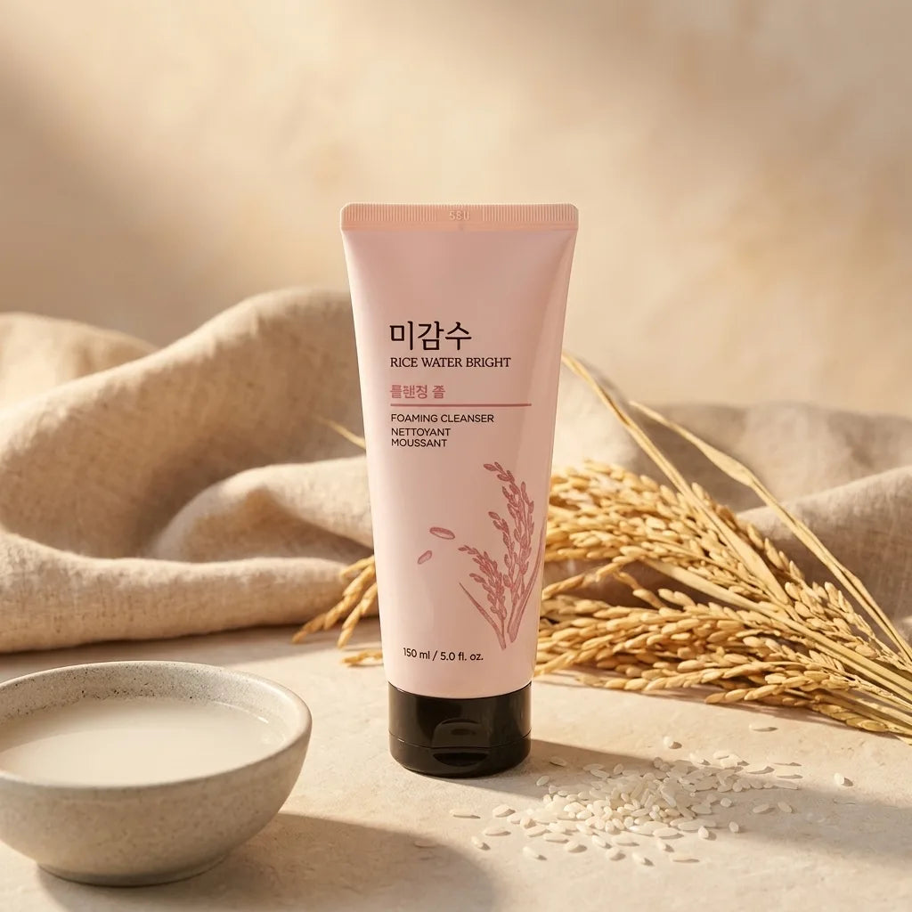 The Face Shop Rice Water Bright Foaming Cleanser | Siaflor