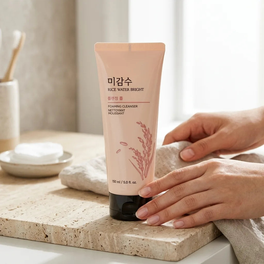 The Face Shop Rice Water Bright Foaming Cleanser | Siaflor