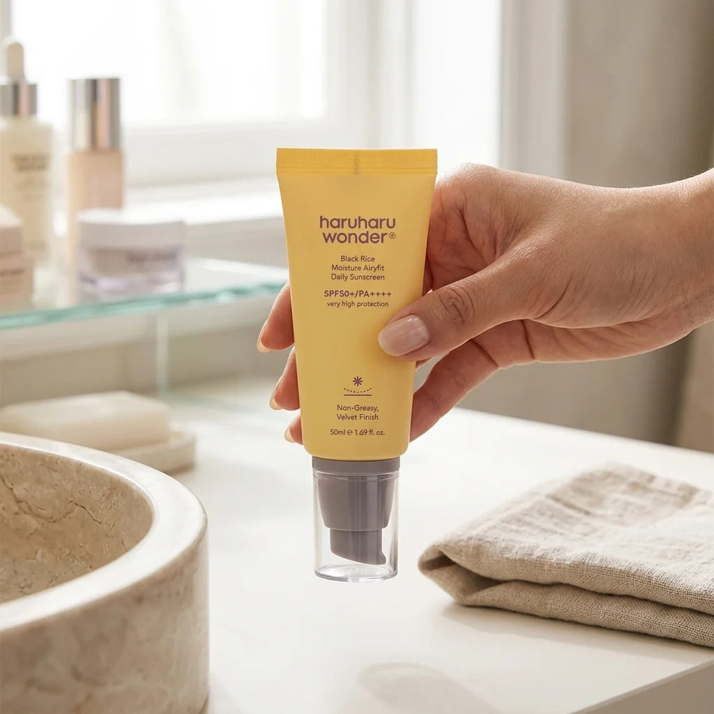 Haruharu Wonder Black Rice Airyfit Sunscreen SPF50+ PA++++ | Siaflor